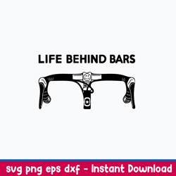 life behind bars bicycle svg, skeleton svg, png dxf eps file