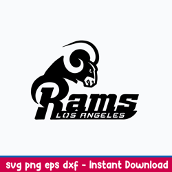 los angeles rams logo svg, nfl svg, sport svg, png dxf eps file