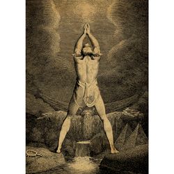 fertilization of egypt. william blake artwork. fine art print. 417.