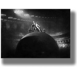 satan presiding at the infernal council. satanic wall art print. romantic poster by john martin. 327.