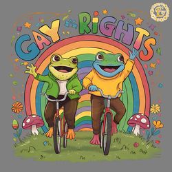 pride month frogs rainbow lgbt png digital download files