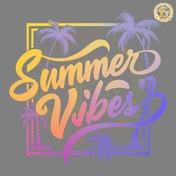 summer vibes trees vintage png digital download files