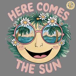 girl the sun smile plant here comes png digital download files