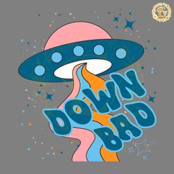 down bad ufo the tortured poets department svg