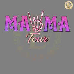 mama tour skeleton hand png digital download files