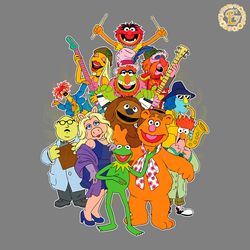 disney the muppets show characters group svg