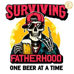 skeleton dad joke surviving fatherhood one beer at a time svg