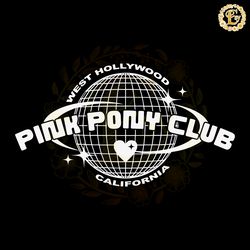 pink pony club hollywood chappell roan svg