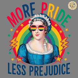 more pride less prejudice rainbow png digital download files