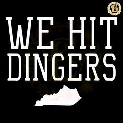 we hit dingers kentucky map svg digital download files