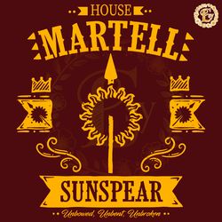 house martell the sunspear svg digital download files