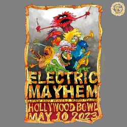 electric mayhem hollywood bowl png digital download files