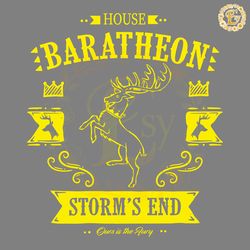 house baratheon the black stag svg digital download files