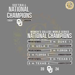 womens college world series champions schedule oklahoma sooners svg