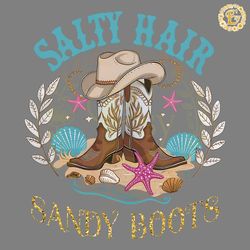 retro sandy boots salty hair summer time vibes png