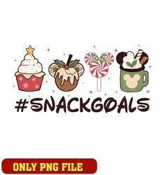 christmas mickey snack goals png