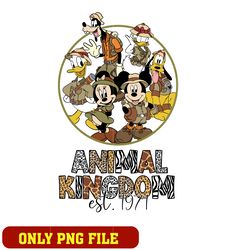 disney animal kingdom est 1971 wild mickey friends png