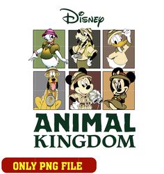 Disney Animal Kingdom Wild Mickey Friends logo png