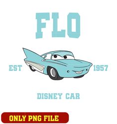 disney car flo est 1957 png