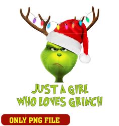 girl who love grinch png