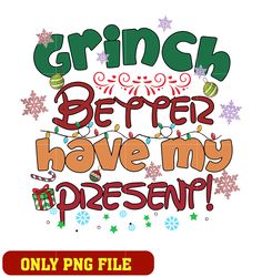 grinch better have my presents png