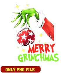 grinch hand merry grinchmas png