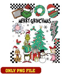 grinch merry christmas tree png