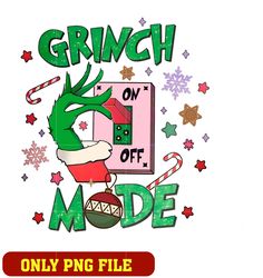 grinch mode grinchmas png