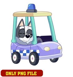 muffin madness bluey car png