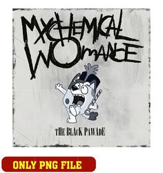 my chemical romance the black pawade tee png