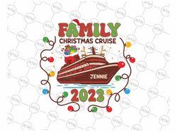 personalized name family christmas cruise svg, christmas cruise 2023 light svg, christmas friend trip, christmas png, di