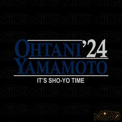 ohtani yamamoto 24 its shoyo time la dodgers svg