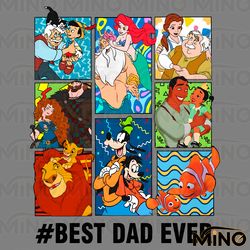 disney best dad ever fathers day png digital download files