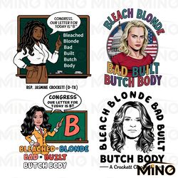 bleach blonde bad built butch body svg png bundle