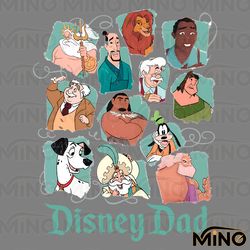 retro disney dad happy fathers day png digital download files