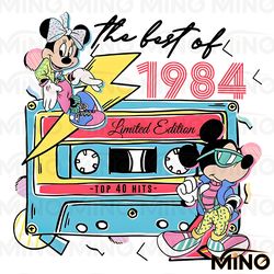the best of 1984 birthday mickey minnie png