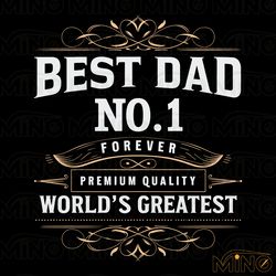 fathers day best dad worlds greatest svg
