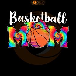 retro basketball mom bow tie png digital download files