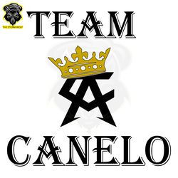 retro team canelo crown svg digital download files