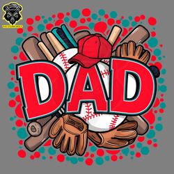 sport dad baseball softball png digital download files