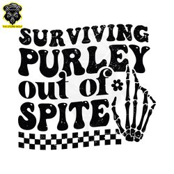 Checkered Surviving Purley Out Of Spite SVG