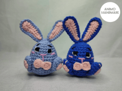 easter bunny amigurumi crochet pattern