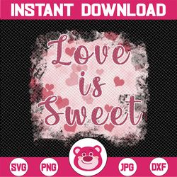 love is sweet with background png digital download