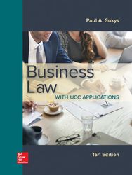 Business Law with UCC Applications 15th Edition Sukys Test Bank