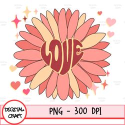 love retro png | retro valentine png | retro png | sublimation design | digital design download | valentine sublimation