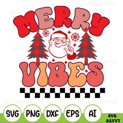 merry vibes svg, christmas svg, christmas tree svg, svg designs, retro christmas svg, winter design svg, christmas light