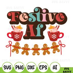 festive af svg png, jolly af svg, christmas svg, christmas jumper svg, sarcastic christmas svg, merry christmas svg