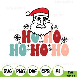 Ho Ho Ho Svg, Cut File, Santa Svg, Christmas Svg