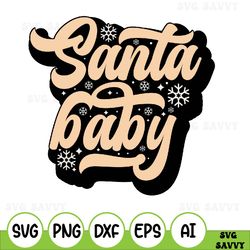 santa baby svg, christmas png, santa baby png, christmas sublimation shirt svg, santa varsity png, retro santa, digital