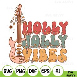 holly jolly vibes svg, retro christmas svg, vintage christmas shirt, christmas vibes svg, jolly vibes svg, vintage chris